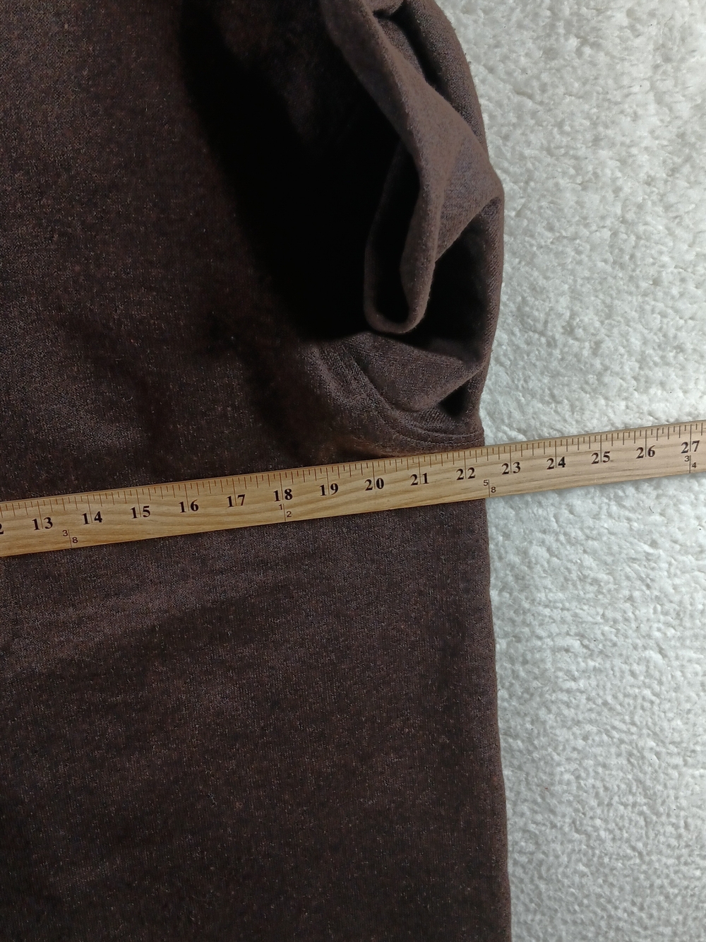 Prana Pullover Mens Large Brown Brookland 1/4 Zip Wool Blend Outdoor Gorpcore - Picture 8 of 10